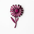 Vintage Modernist Floral Brooch