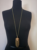 Vintage Art Deco Revival Panther Pendant Necklace