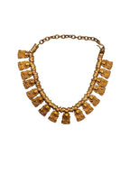 Ancient Pre-Columbian Style Figural Fringe Necklace