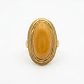 Vintage Modernist Oversized Cabochon Ring