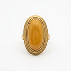 Vintage Modernist Oversized Cabochon Ring
