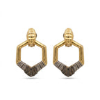 Vintage Modernist Geometric Earrings