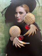Vintage Brutalist Abstract Statement Earrings