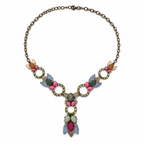 Vintage Floral Statement Necklace