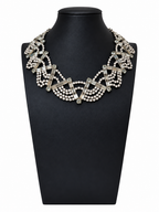 Vintage Art Deco Revival Crystal Festoon Necklace