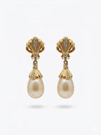 Vintage Nina Ricci Pearl Drop Necklace and Earrings Set