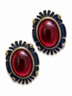 Vintage Victorian Revival Statement Earrings