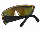 CELINE Oversized Mirrored Shield Sunglasses