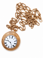 Vintage Art Deco Pocket Watch Necklace