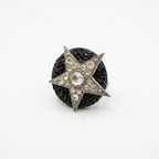 Vintage Art Deco Revival Star Cocktail Ring