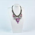 Vintage Floral Statement Necklace