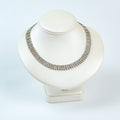 Vintage Rhinestone Tennis Necklace Classic Elegant Style
