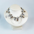 Vintage Ocean Fantasy Statement Necklace Couture Shell Design