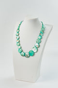 Vintage Mother of Pearl Disc Necklace