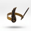 Antiqued Bronze Winged Cuff Bracelet