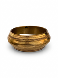 Vintage Gold Tone Engraved Wide Bracelet