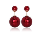 Dior Mise en Dior Tribal Cherry Red Studs