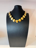 Vintage Adrien Mann Botanical Leaf Collar Necklace