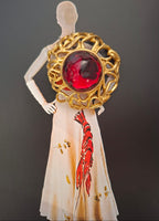 Yves Saint Laurent Robert Goossens Vintage Ruby Brooch