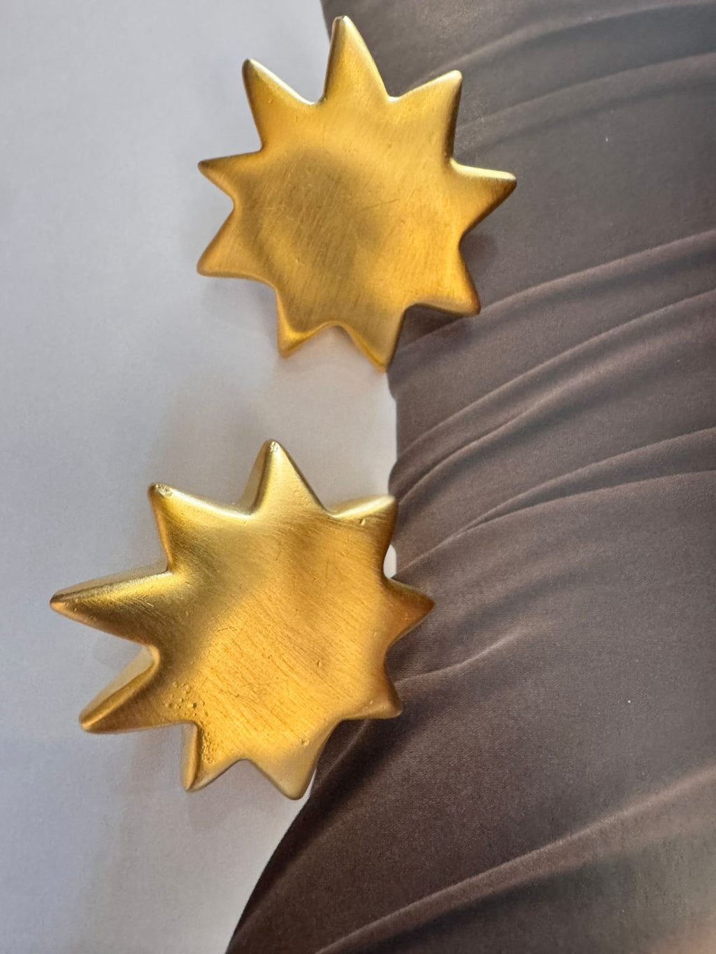Vintage Christian Lacroix Sunburst Clip-On Earrings