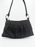 Ollie & Nic Black Leather Bow Shoulder Bag