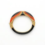 Vintage Balenciaga Enameled Statement Bracelet