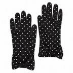 Vintage 1960s Polka Dot Bow Gloves
