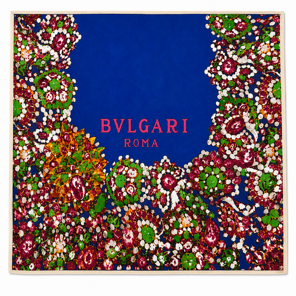 Vintage Bvlgari Roma Jewel Print