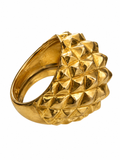 Vintage Kenneth Jay Lane Geometric Pyramid Dome Ring