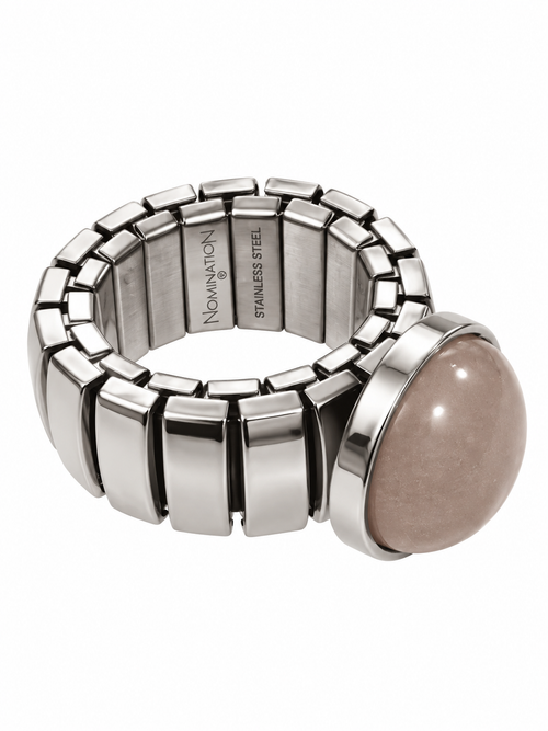 Nomination Italy Pink Cabochon Stretch Ring