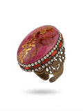 Vintage Handmade Levantine Statement Cocktail Ring