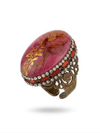 Vintage Handmade Levantine Statement Cocktail Ring