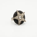 Vintage Art Deco Revival Star Cocktail Ring