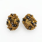 Gilded Baroque Revival Clip-On Earrings