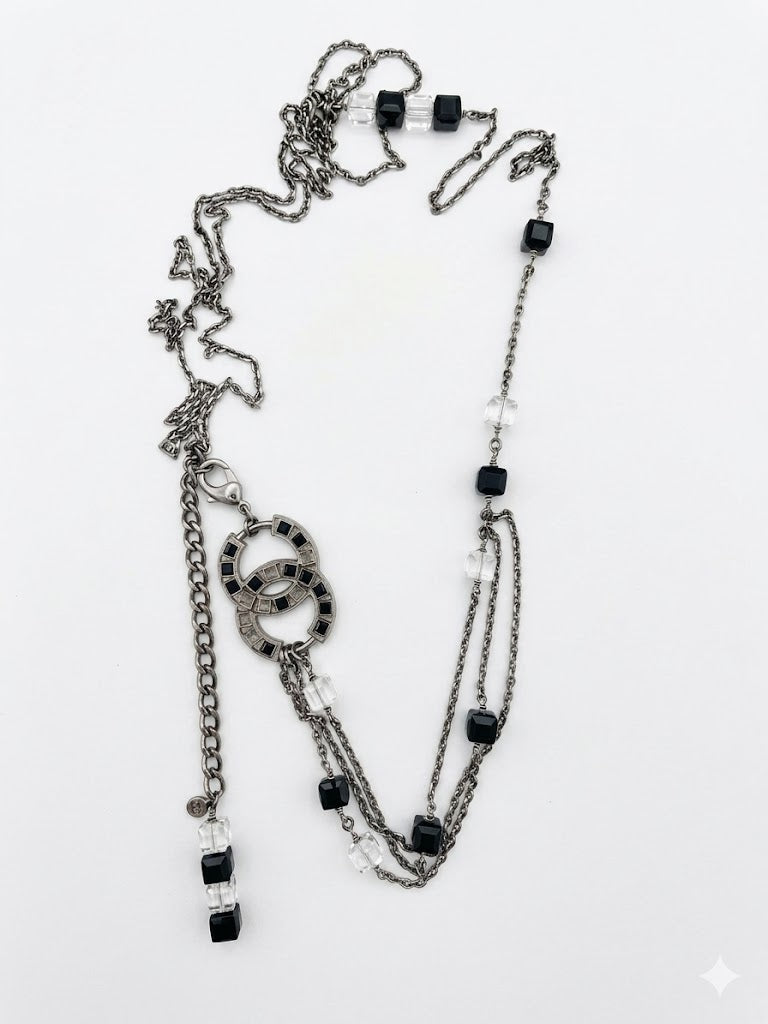 Vintage Chanel Long Chain Statement Necklace