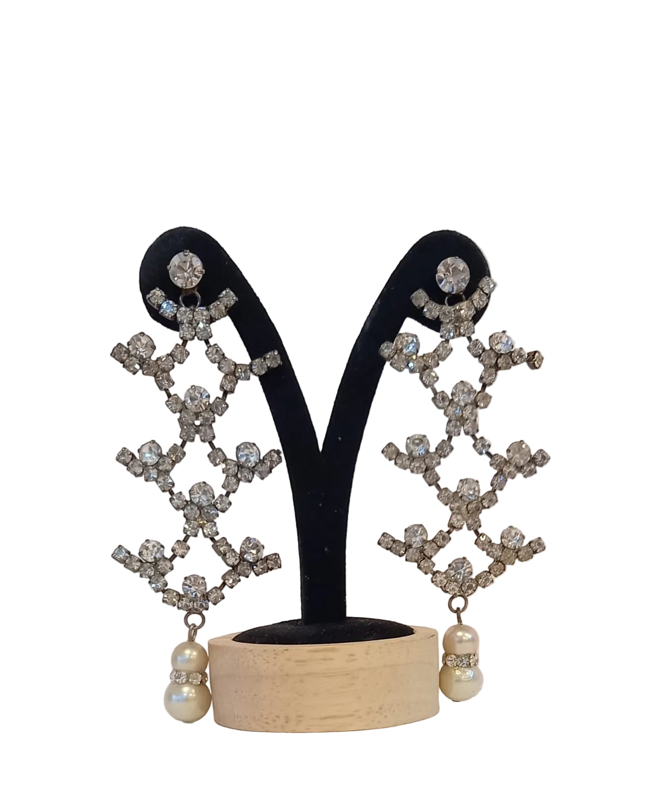 Vintage Art Deco Revival Chandelier Earrings
