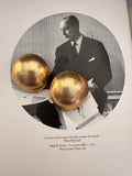 Vintage Hammered Dome Clip-On Earrings