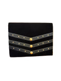 Vintage Velvet Studded Envelope Clutch