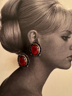 Vintage Victorian Revival Statement Earrings