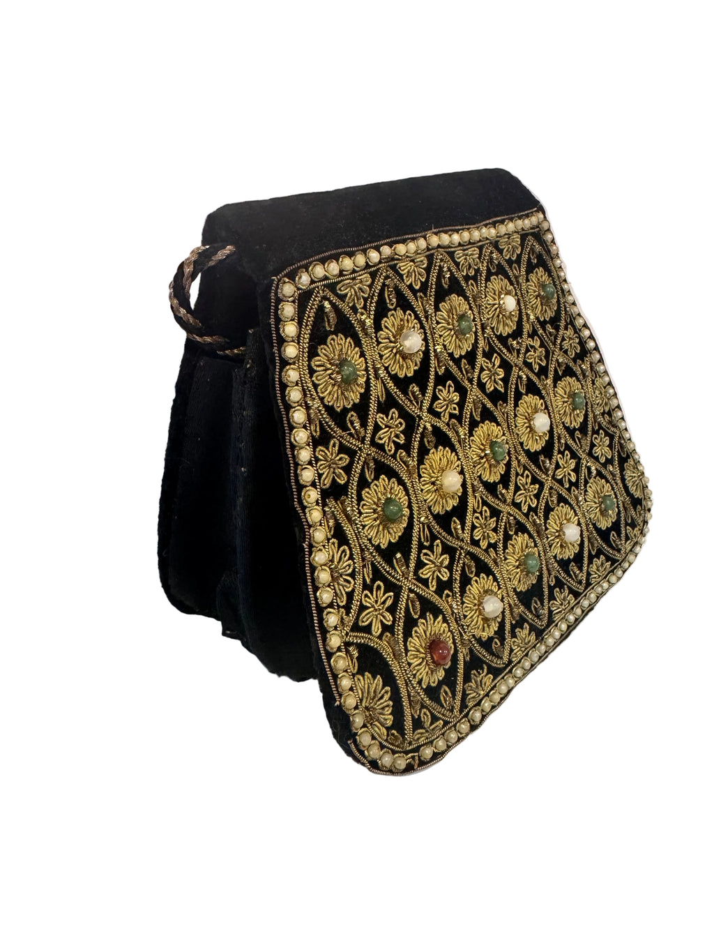 Vintage 1930s Art Deco Embroidered Clutch