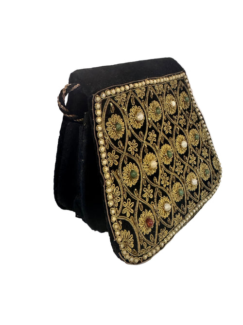 Vintage 1930s Art Deco Embroidered Clutch