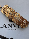 Vintage Lanvin Paris Openwork Link Bracelet