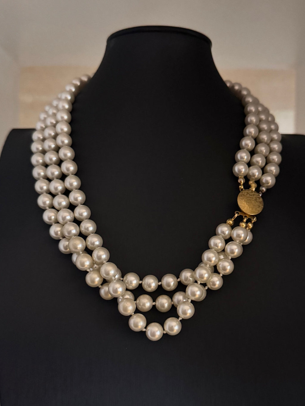 Vintage Classic Multi Strand Elegant Necklace