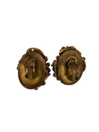 Gilded Baroque Revival Clip-On Earrings