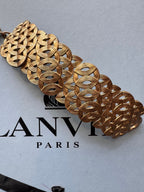 Vintage Lanvin Paris Openwork Link Bracelet