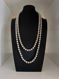 Vintage Classic Faux Pearl Long Elegant Necklace