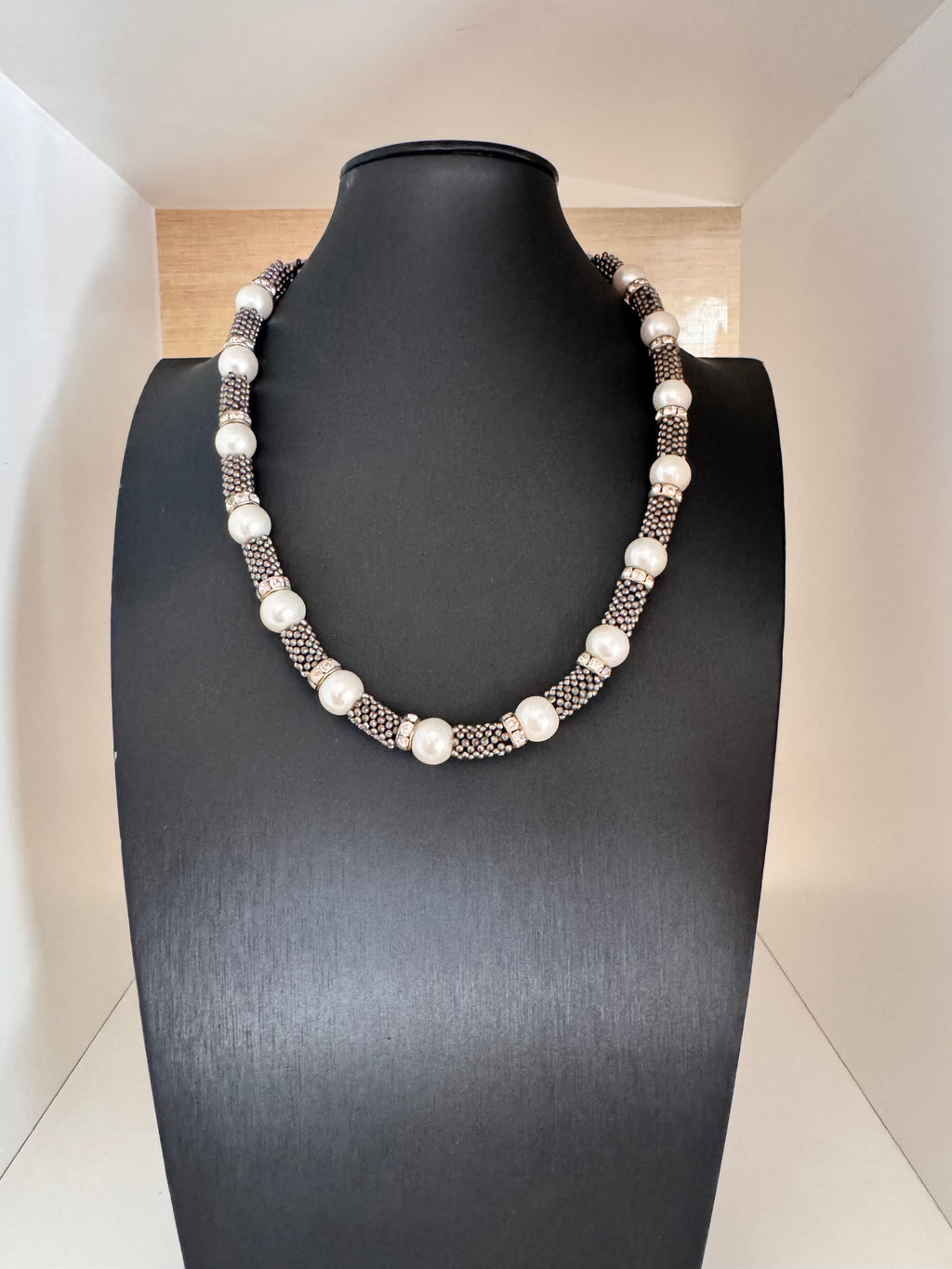 Vintage Pearl & Beaded Necklace
