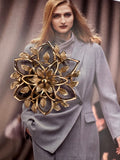 Vintage Sarah Coventry Layered Floral Brooch