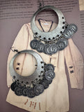 Vintage Bohemian Coin Hoop Statement Earrings