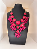 Vintage 1980s Red Statement Necklace